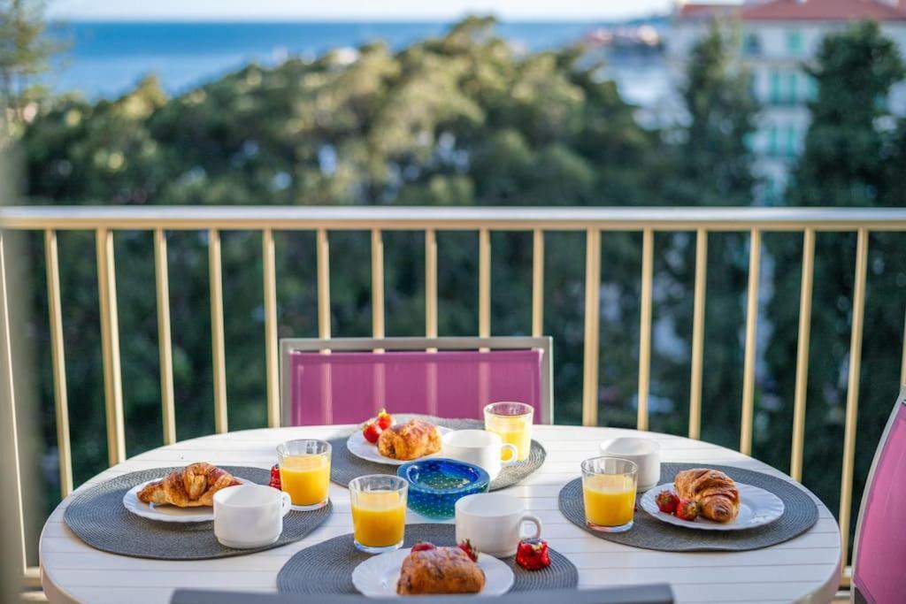Le Fontana Rosa - Vue Mer - Terrasse - Parking Inclus Ментона Экстерьер фото