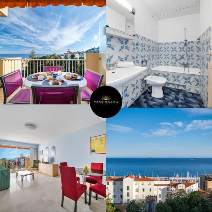 Le Fontana Rosa - Vue Mer - Terrasse - Parking Inclus Ментона Экстерьер фото